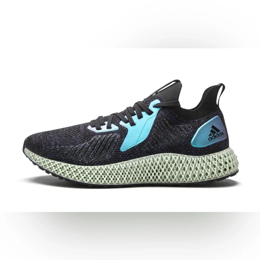 Adidas Men’s Alphaedge 4D in black iridescent size 8‎ running shoes